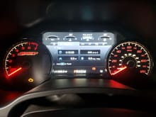 New full Sport cluster with red tint and red needles = LOVE IT!