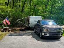 Towing this 20ft. Camper is no problem.