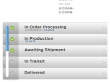 Just checked this am and my delivery date was at 4/30 now it’s 4/26. Ohh. Yyeeaa.  