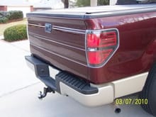 Tailgate with Harley Tail Lamps