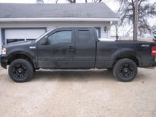 Leveled and new rims and tires