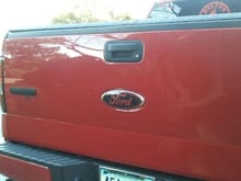 Red FORD decal