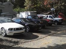 Look at all the fords!