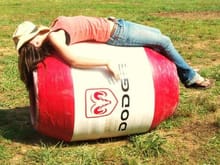 Rodeo, summer 2011. Excuse the fact it's a dodge barrel..