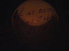This is written inside of my box. most likely for the person that made the box. It reads: &quot;F-150 2x10 Ext. Cab Ov up.&quot;

[Taken: March 20th,2009]
