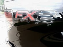 FX2 sticker will be replaced w/ a flat black one once I can locate a place/person to make them
