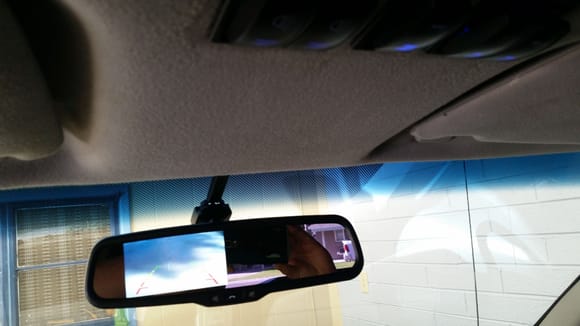 rear view mirror with Bluetooth calling and map lights