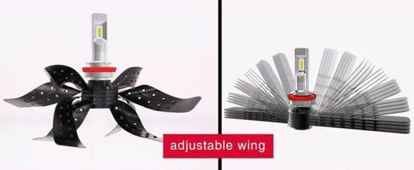 Bendable aluminum fins for cooling