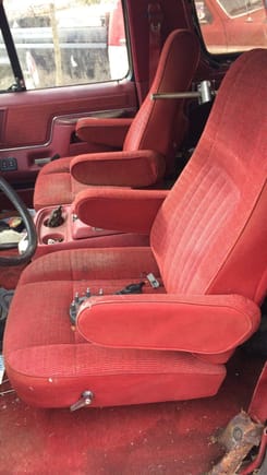 Bronco bucket seats I intend to install in my F-150 SC