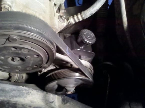 GM power steering pump from a 95 E150