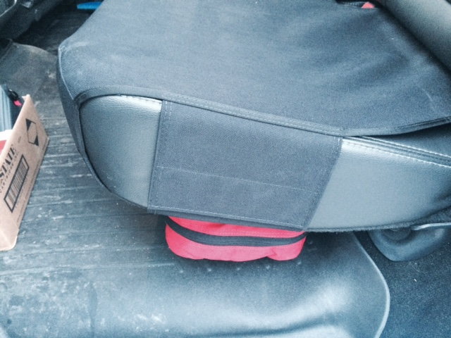 Velcro tab for seats
