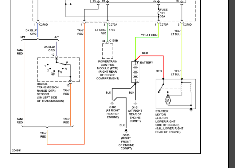 Starter Relay Ford F150 Forum, 2004 Ford Expedition Starter Wiring Diagram