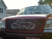 My designed 1off grille! Only 2 that exsist, one on the truck and the other hangin in my shop