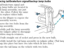 2001 tail lamp replacement