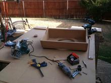 Sub Box Build 8-20-11 

Box for SWR-T12 w/ .60 CF airspace