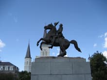 Jackson Square statue of Andrew Jackson