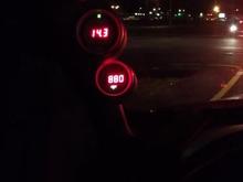 Boost/vac, EGT, A/F, and Trans temp.