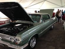 An original owner, factory 409 and 4-speed '63 Impala SS that went from rust bucket to show car over the past 6 years.