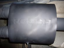 Powdercoated Roush Offroad (Borla made w/ aircraft 304 stainless)