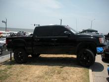 Blacked Out Chevy with Rockstars