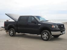 My truck on the beach at Port Aransas, Tx. I had a AS 2&quot; spacer and a Skyjacker 1.5&quot; AAL.