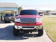 Front View w/ 6" lift