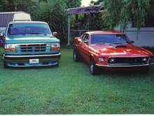 1995 F150 and 1969 Mach1