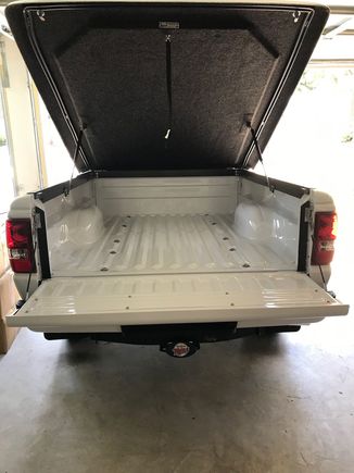 Truck bed after a fresh coat of wax - not bad for a 10-year-old truck!