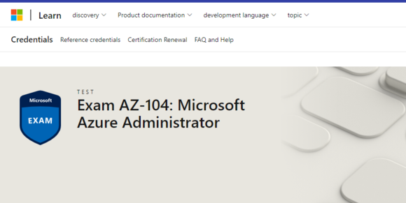 Microsoft Az-104 Certification Exam