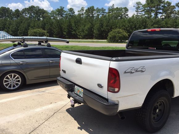 The wife in the BMW chasing the F150 from Tampa bay to Hatteras!