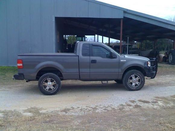 with AS 3" rear blocks, not level anymore, but lots more clearance
