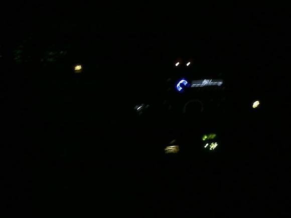 another of dash lit up (before light change)