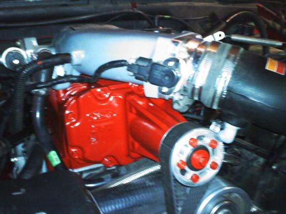 the supercharger on the lightning