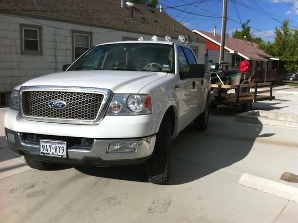 97 Polaris Xplorer 400 4x4 loaded and ready to head to the mountains