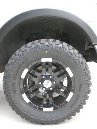 33in mud countrys on 18x9 moto metals