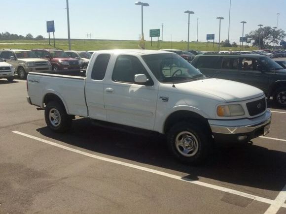 The truck still on the lot