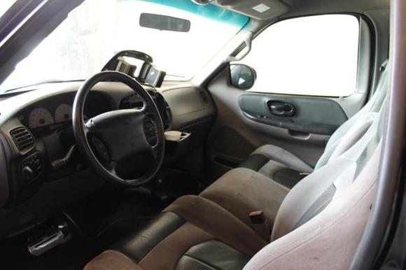just the drivers side interior