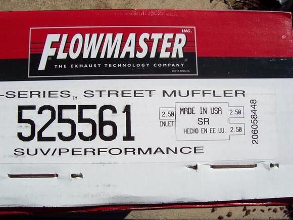 I have used this muffler on a few other trucks I have owned and have been very happy with it. Makes just enough noise without being annoying and has NO drone in the cab which is nice on those long rides.