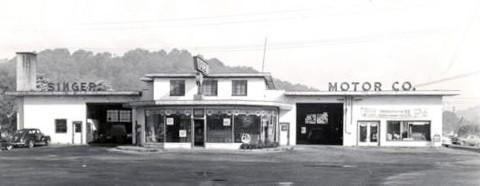 My Dad's dealership, 1953