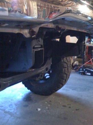 cut frame for valance
