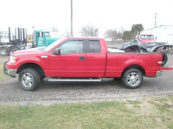 The truck and my fourwheeler