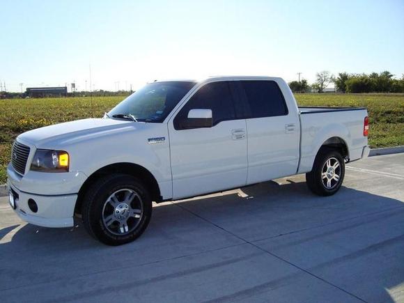 Tint.  Removed running boards.  Removed FX2 stickers