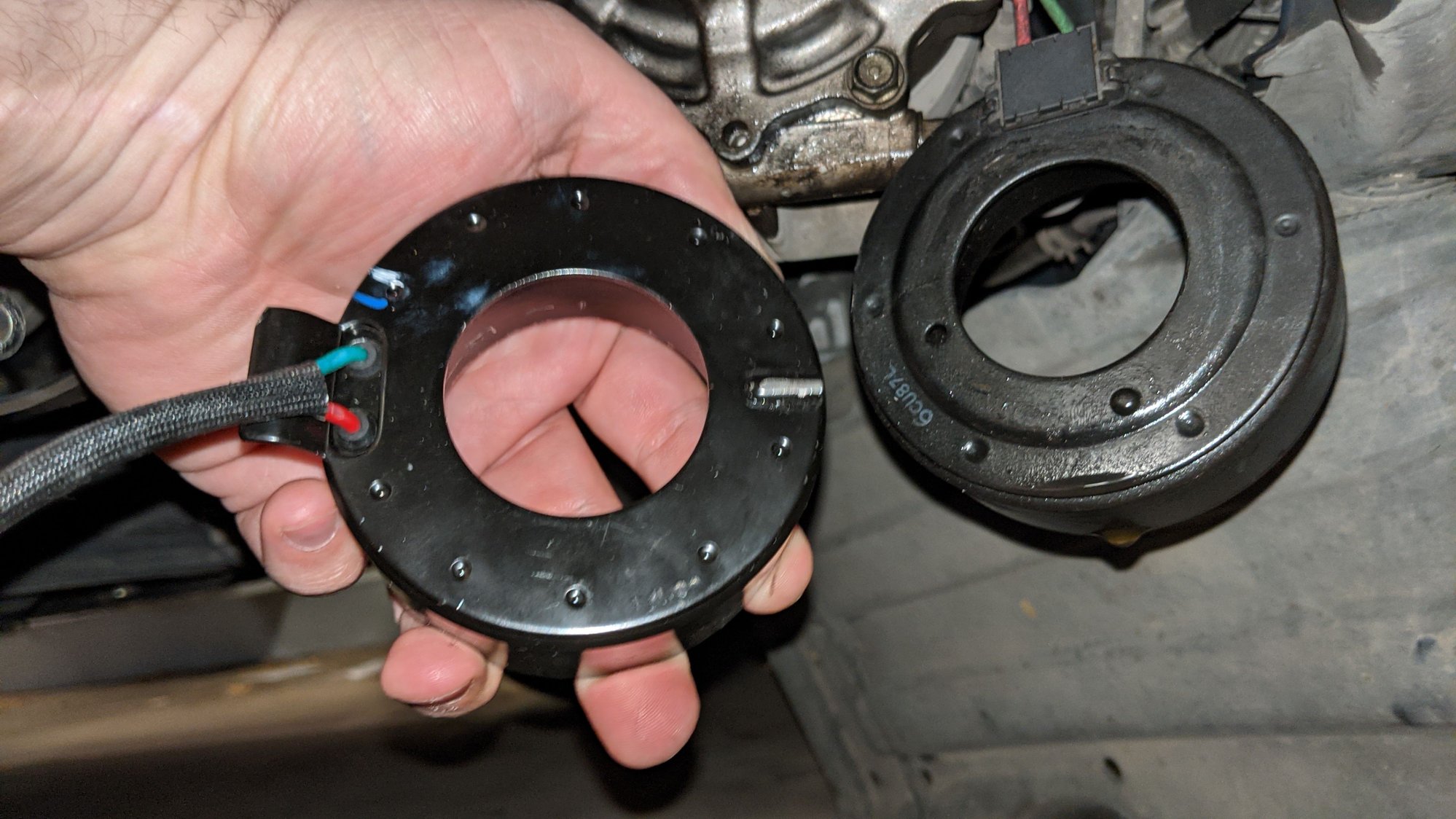 Compressor Field coil back doesn't match replacement Unofficial Honda