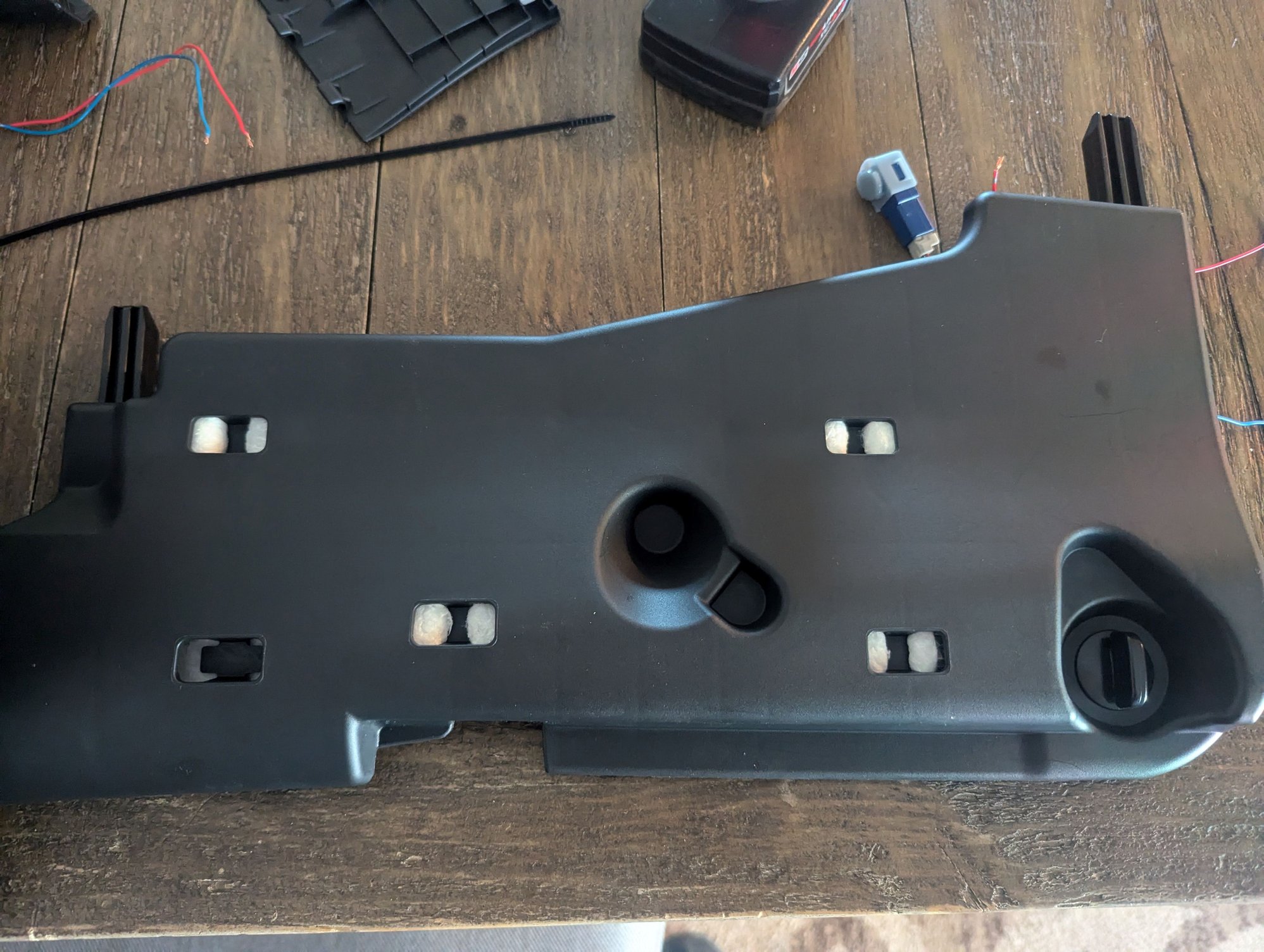 I added the lights to the recessed area.