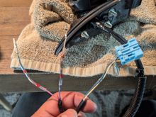 Had some extra wires with pins that I had bought from my local dismantling yard.