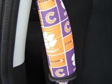 Passenger side seat belt pad from a local shop in town called GameDay Sports (Lancaster, SC)