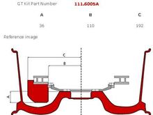 Brembo 111.6002A fitment for 328-mm discs
