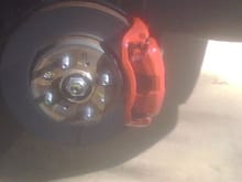 Painted the calipers red