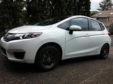 Tinted windows and wheels
