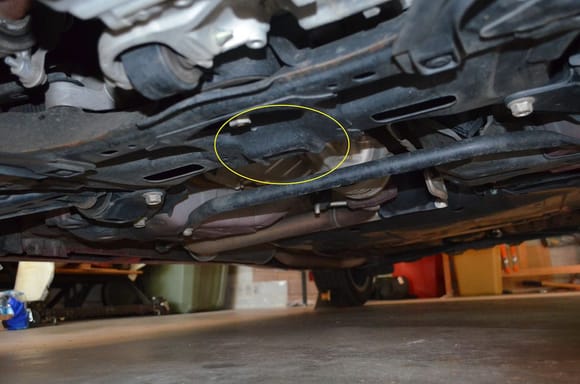 I think that this is the front lifting point on my 2013 Fit (GE8)